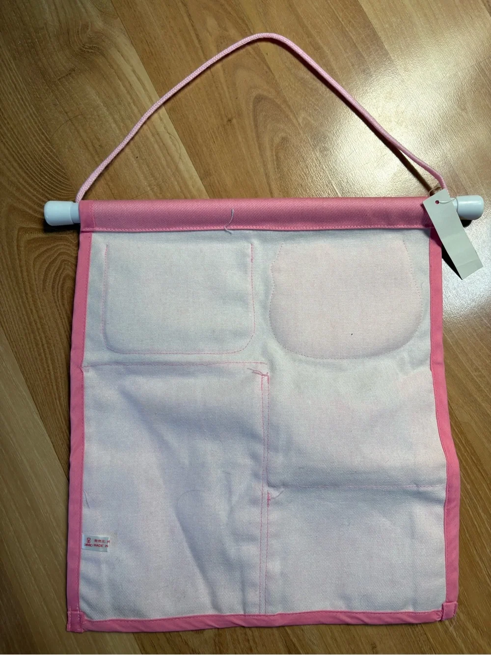 1996 Sanrio Hello Kitty Pink Hanging Organizer and Matching Tissue Cover